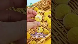 Plump cashews + 🥭 freeze-dried mini mangoes, preserved by FD technology #tiktokfoodtrend