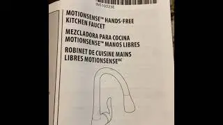 Moen Motion-sense Hands-free Faucet Troubleshooting