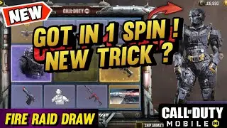 FIRE RAID DRAW | FIRE RAID LUCKY DRAW | TRY 2 SPINS FIRE RAID DRAW CODM