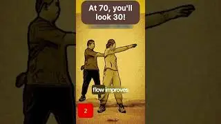 Five MORNING EXERCISES to look 30 AT 70 #shorts