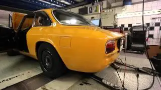 Alfa Romeo 2000GTV on dyno