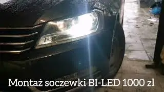 lampy VW Passat B7 + projektor Bi-LED + listwa LED