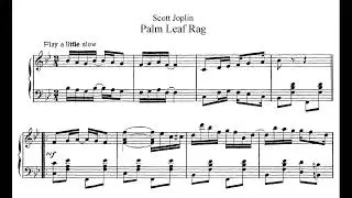 Scott Joplin - Palm Leaf Rag (1903)