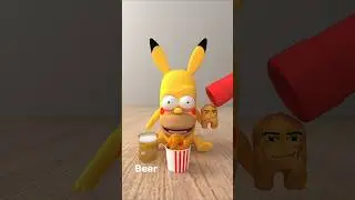 Chicken #animation #memes #cocoti #homerchu #gegagedigedagedago #chicken #beer #nugget