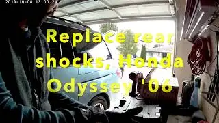 diy 2006 odyssey rear shock replacement
