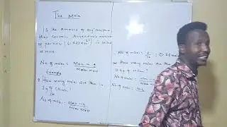 #The Mole Concepts