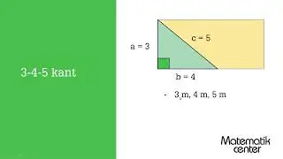 Matematik på arbejde - Tømrer: 3-4-5-kant