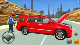Cadillac SUV With Siren Driving In Taxi - Big SUV Simulator - Android Gameplay