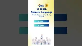 Spanish Grammar A1 #quiz #aprenderespanol #espanol