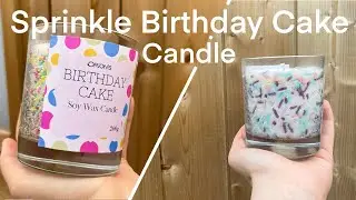 How To Make Sprinkle Birthday Cake Candles & design labels | (while I slightly die from a heatwave)