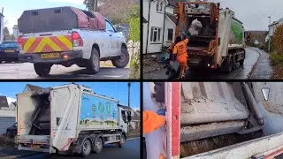 DAF Bin Lorries Collecting Garden/General Waste In West Devon!