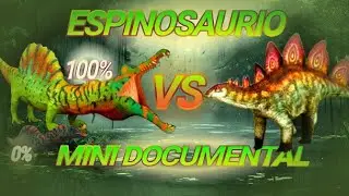 🦖SPINOSAURUS vs NUEVO STEGO: ¿Quién gana? 🩸 | Mini Documental TCI🦖 #espinosaurio #thecursedisle