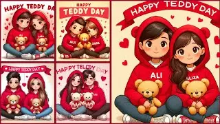 How to Create 3D Ai Happy Teddy Day Image Creator | Teddy Day Photo Editing | Bing Image Creator