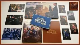 FANTASTIC BEASTS AND WHERE TO FIND THEM - FULL SLIP BLU-RAY STEELBOOK UNBOXING - MANTA LAB EXCLUSIVE