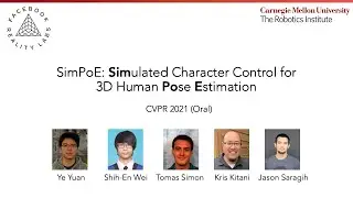 (CVPR 2021) SimPoE: Simulated Character Control for 3D Human Pose Estimation (Talk)