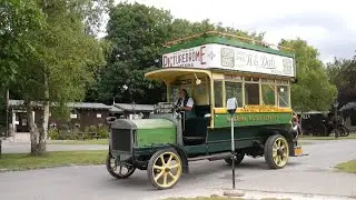 Tiling Stevens petrol/electric bus, Amberley Museum
