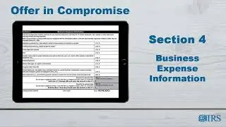 How to Complete Form 433-B (OIC) - Section 4 Business Expense Information