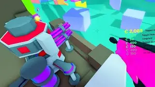 Dark Matter Gun & Dark Matter Sentry on the Warehouse Map (Roblox BIG Paintball)
