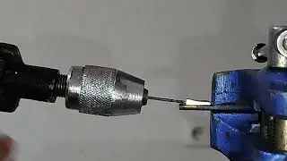 How to replace spring hinge on glasses with hand drill #handdrill #springhinge