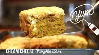 Moist Cream Cheese Pumpkin Bars - Delicious