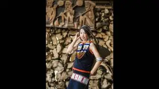 Young beautiful girl Chakhesang / traditional attire