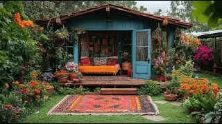 Is This Your Dream Home In Retirement? Live In Harmony With Nature With Bohemian Home & Garden Style