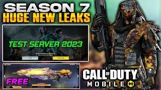Season 7 Cod Mobile Huge New Leaks | *Free* Legendary | Season 7 Codm Test Server 2023 | Codm 2023