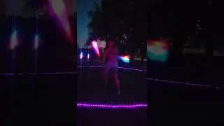 LED Poi Balls - Upgraded Soft Spinning Glow Poi Socks for Beginner Kids and Professional