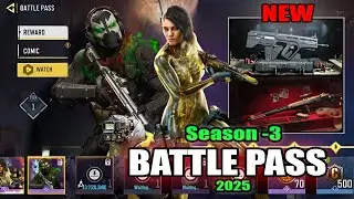 New CODM Season 3 Leaks & Battle Pass Rewards 2025 | M1 Garand | M1 Garand | LV 400 | COD Mobile