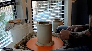 Trimming Hand-Thrown Fermentation Crock | Pottery & Ceramics | Kilted Potter
