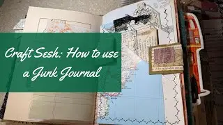 Decorating & Using a Junk Journal | Flip-Through & make Altered Paper Clips, Pockets & More