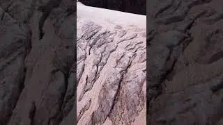 Glacier ice melting #glacier #drone #switerland #ice #mountains