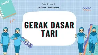 Gerak Dasar Tari / SbdP Kelas 2 SD / Tema 3 Sub Tema 2 Pembelajaran 1