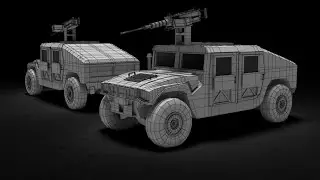 Modeling Humvee 3ds max tutorial part - 1