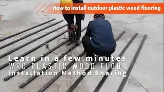 How to Professionally Install WPC Decking | Ironwood Grey 3D Embossed Decking