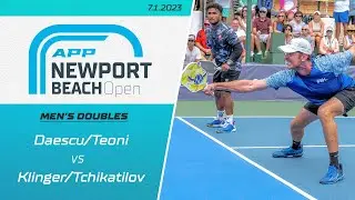 2023 Newport Beach Open I Men's Doubles I Daescu, Teoni vs. Klinger, Tchikatilov