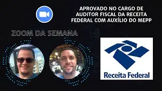 Zoom com Igor Drago - Aprovado no cargo de Auditor Fiscal da Receita Federal de 2023.