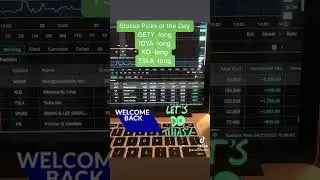 Stocks Picks of the Day #GETY -long #IDYA -long #KO -long #TSLA -long Watching UCAR @thezenzone01
