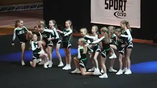 1 Tapsy Emeralds (TV 09 J&auml;gersburg) - Cheer - Small Primary L0-Beginner - 5,83 Punkte = 1. Platz