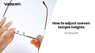 Eyewear Repaired | How to adjust your glasses at home | Vooglam