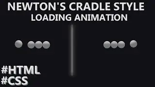 Newton's Cradle Animation | Exploring Physics with HTML & CSS