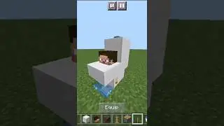 How to make  a Skibidi Toilet in Minecraft #skibiditoilet #viral #shorts #trending