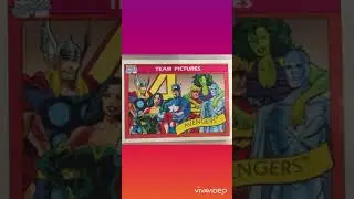 MARVEL TEAM PICTURES PART 1 TRADING CARDS