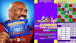 ABC's Summer Fun & Games 2025 Reactions, Day 36: Celebrity Family Feud (S11 Finale, Episode 10)