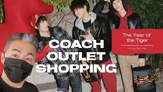 Coach Outlet Shopping | Lunar New Year Merchandise| Up to 70% Off
