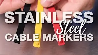 How to Laser our Stainless Steel Cable Markers