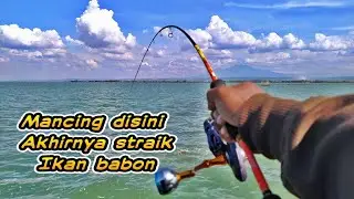 Perdana mancing disini!!! Langsung dapat ikan patik babon
