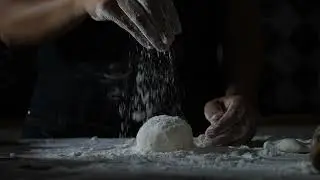 vecteezy slow motion of a woman s hands sifting flour over pizza dough 1621297