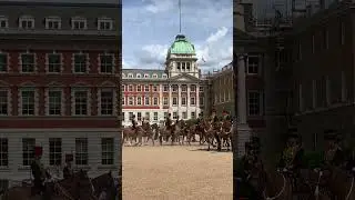 Changing of the Guards at Horse Guards Parade 11 Am #shorts #changingoftheguard