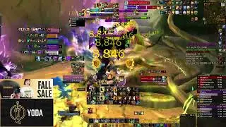 The Everbloom +28 Tyrannical feat. buffed shadow priest, Prot pala POV